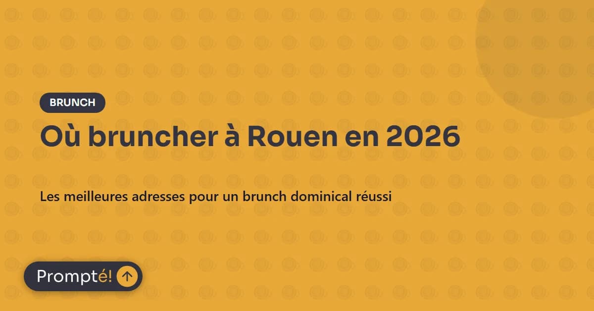 Brunch à Rouen : le guide complet pour bien choisir votre adresse dominicale