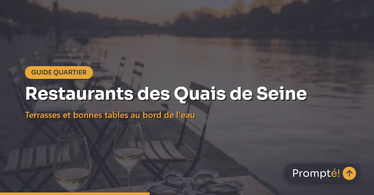 Terrasse de restaurant en bord de Seine a Rouen avec vue sur le fleuve et les quais